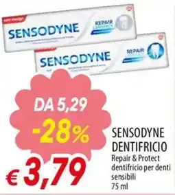 IperFamila SENSODYNE dentifricio repair & protect dentifricio per denti sensibili offerta