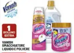 Risparmio Casa Vanish smacchiatore liquido e polvere offerta