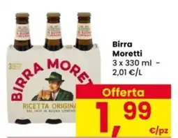 Interspar Birra Moretti offerta