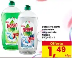 Interspar Detersivo piatti normale o concentrato Nelsen offerta