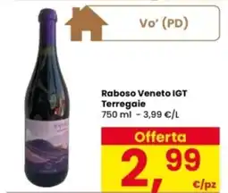 Interspar Raboso Veneto IGT Terregaie offerta