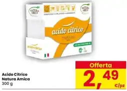 Interspar Acido Citrico Natura Amica offerta