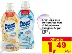 Interspar Ammorbidente concentrato Fiori di Primavera o Vaniglia e Argan Deox offerta