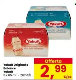 Interspar Yakult Original o Balance Yakult offerta