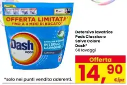 Interspar Detersivo lavatrice Pods Classico o Salva Colore Dash offerta