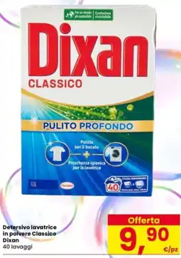 Interspar Detersivo lavatrice in polvere Classico Dixan offerta