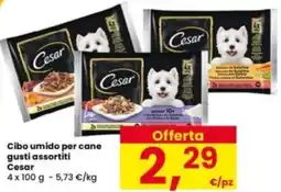 Interspar Cibo umido per cane gusti assortiti Cesar offerta