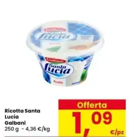 Interspar Ricotta Santa Lucia Galbani offerta