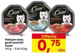 Interspar Patè per cane, gusti assortiti Cesar offerta