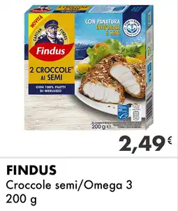 Iper Tosano FINDUS Croccole semi/Omega 3 offerta