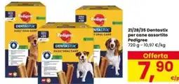 Interspar 21/28/35 Dentastix per cane assortito Pedigree offerta