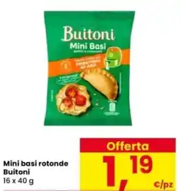 Interspar Mini basi rotonde Buitoni offerta