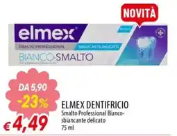 IperFamila ELMEX DENTIFRICIO Smalto Professional Bianco- sbiancante delicato offerta