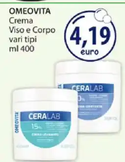 Acqua & Sapone OMEOVITA Crema Viso e Corpo offerta