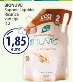 Acqua & Sapone BIONUVE' Sapone Liquido Ricarica offerta