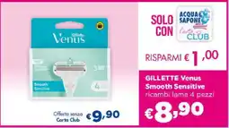 Acqua & Sapone GILLETTE Venus Smooth Sensitive offerta