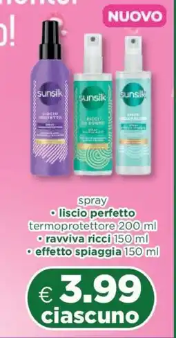 Acqua & Sapone Sunsilk Spray offerta