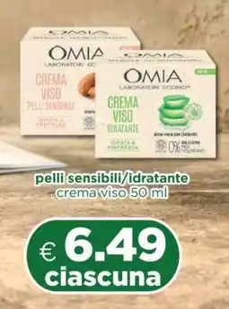 Acqua & Sapone OMIA Crema Viso offerta