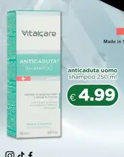 Acqua & Sapone anticaduta uomo shampoo 250 ml offerta