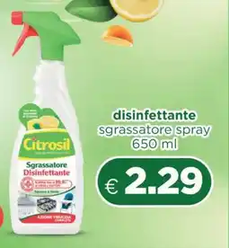 Acqua & Sapone Citrosil Sgrassatore Disinfettante offerta