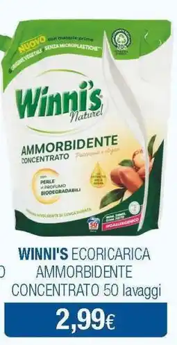 Acqua & Sapone WINNI'S ECORICARICA AMMORBIDENTE CONCENTRATO 50 lavaggi offerta