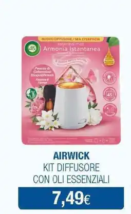 Acqua & Sapone AIRWICK KIT DIFFUSORE CON OLI ESSENZIALI offerta