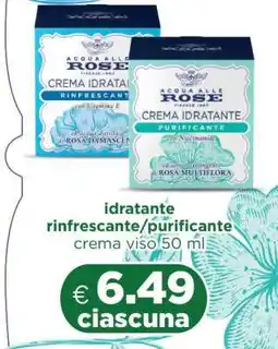 Acqua & Sapone Acqua alle Rose Crema idratante offerta