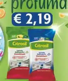 Acqua & Sapone Citrosil Salviette Multisuperfici Disinfettanti offerta