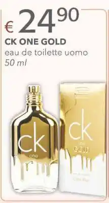 Acqua & Sapone CK ONE GOLD offerta