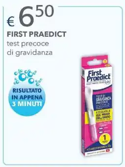 Acqua & Sapone FIRST PRAEDICT offerta