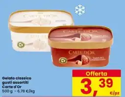 Interspar Gelato classico gusti assortiti Carte d'Or offerta