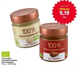Interspar Creme 100% nocciole/mandorle Euro Company offerta