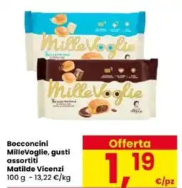 Interspar Bocconcini MilleVoglie, gusti assortiti Matilde Vicenzi offerta