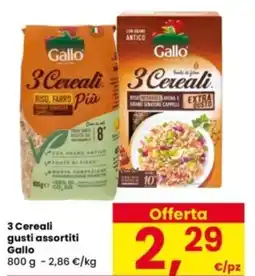 Interspar 3 Cereali gusti assortiti Gallo offerta