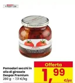 Interspar Pomodori secchi in olio di girasole Despar Premium offerta