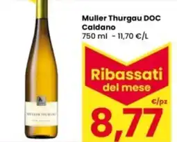 Interspar Muller Thurgau DOC Caldano offerta