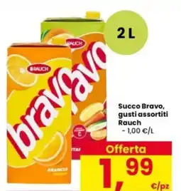 Interspar Succo Bravo, gusti assortiti Rauch offerta
