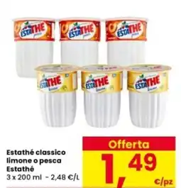 Interspar Estathe classico limone o pesca Estathé offerta