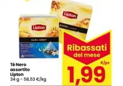 Interspar Tè Nero assortito Lipton offerta