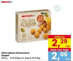 Interspar Olive ripiene all'ascolana Despar offerta