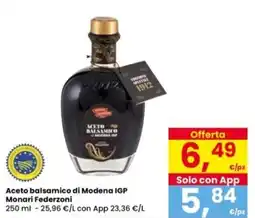 Interspar Aceto balsamico di Modena IGP Monari Federzoni offerta