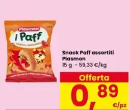 Interspar Snack Paff assortiti Plasmon offerta