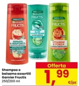 Interspar Shampoo o balsamo assortiti Garnier Fructis offerta