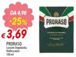 IperFamila PRORASO Lozione Dopobarba Rinfrescante offerta