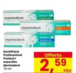 Interspar Dentifricio Professional Protect+ assortito Mentadent offerta