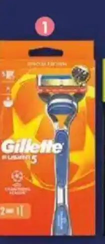 IperFamila GILLETTE Rasoio Da Uomo Fusion5 Manico + Lamette Di Ricambio, 2 Ricariche offerta