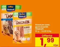 Interspar Snack per cane, gusti assortiti Vitakraft offerta