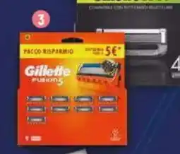 IperFamila GILLETTE Fusion5 Lamette -21% di ricambio per Rasoio da Uomo, 9 Ricariche offerta