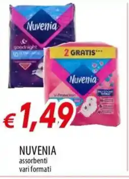 IperFamila NUVENIA assorbenti vari formati offerta