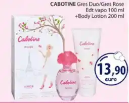 Acqua & Sapone CABOTINE Gres Duo/Gres Rose Edt vapo +Body Lotion offerta